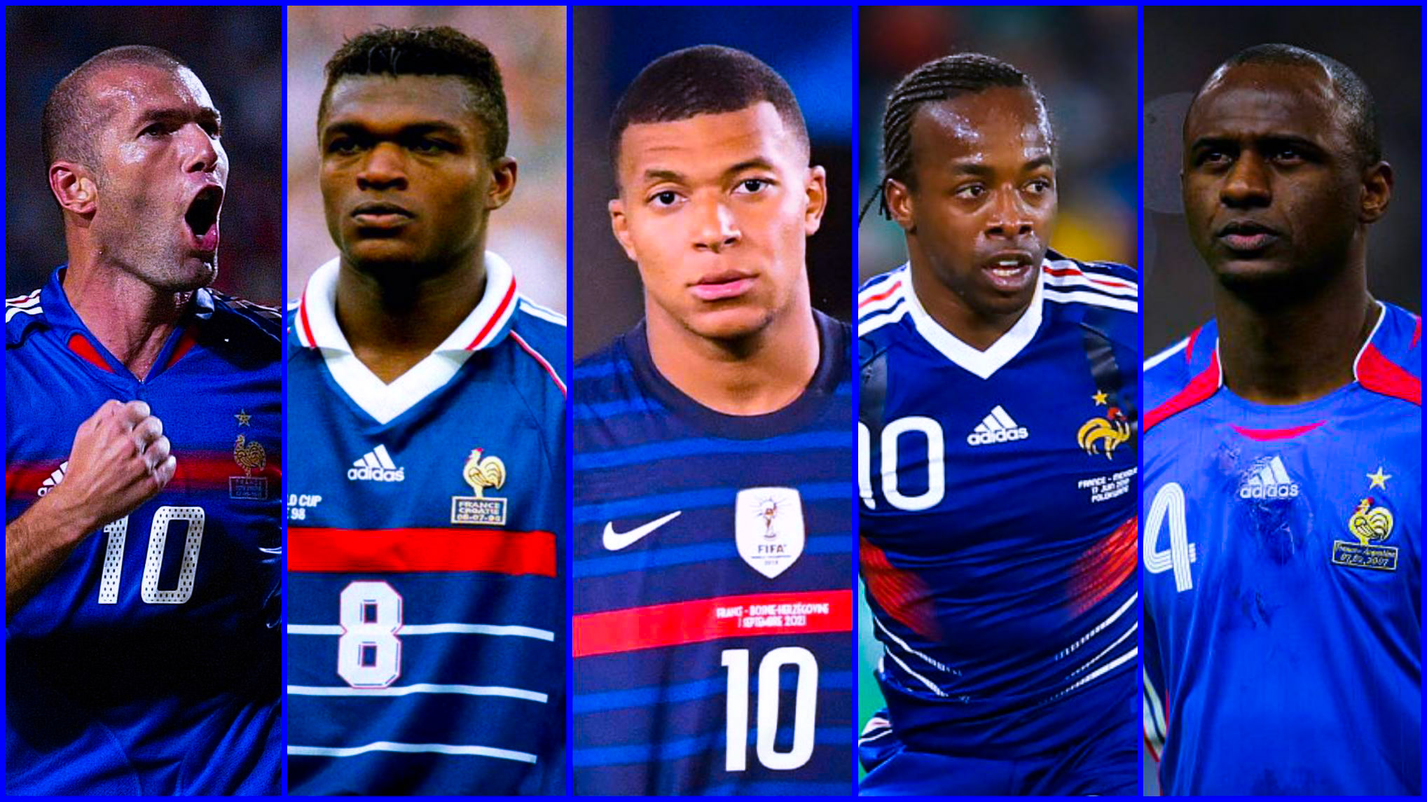 Mbappé 4e, Pogba 8e, les meilleurs joueurs d’origines africaines de l’histoire de la France