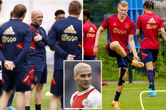 Man Utd: Antony absent au premier entraînement de pré-saison de l’Ajax
