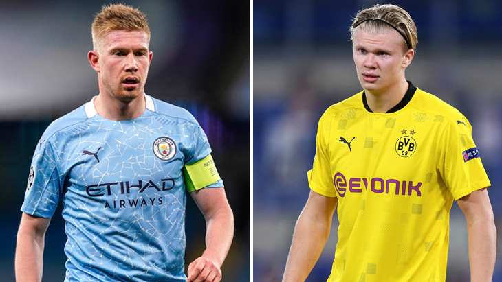 de bruyne haaland city dortmund