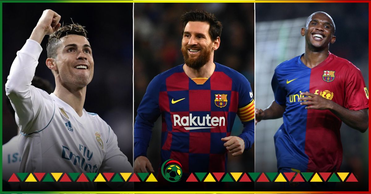 Eto’o 27e, Benzema 49e, Messi, Voici le TOP 50 des meilleurs joueurs du 21e siècle