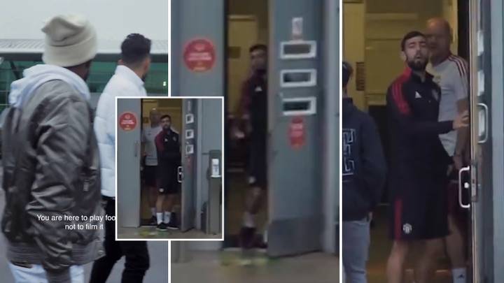 « Vous êtes ici pour jouer au football, pas pour le filmer  » : Bruno Fernandes s’en prend a deux joueurs de Man Utd