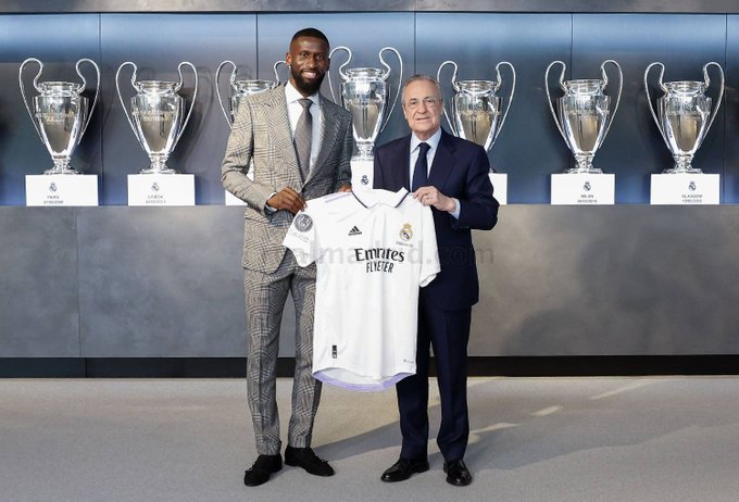 Florentino Perez : « C’est pourquoi nous avons signé Rudiger »