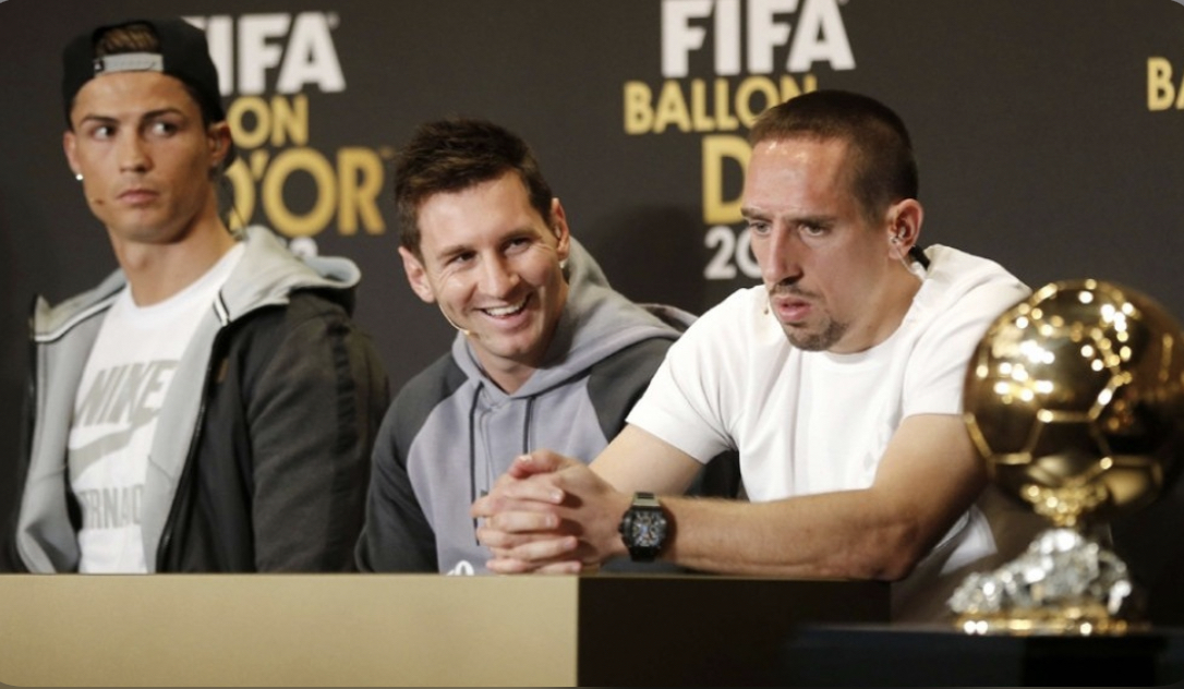 « C’était un choix politique » : Ribery affirme qu’il aurait dû remporter le Ballon d’Or et terminer devant Messi et Ronaldo