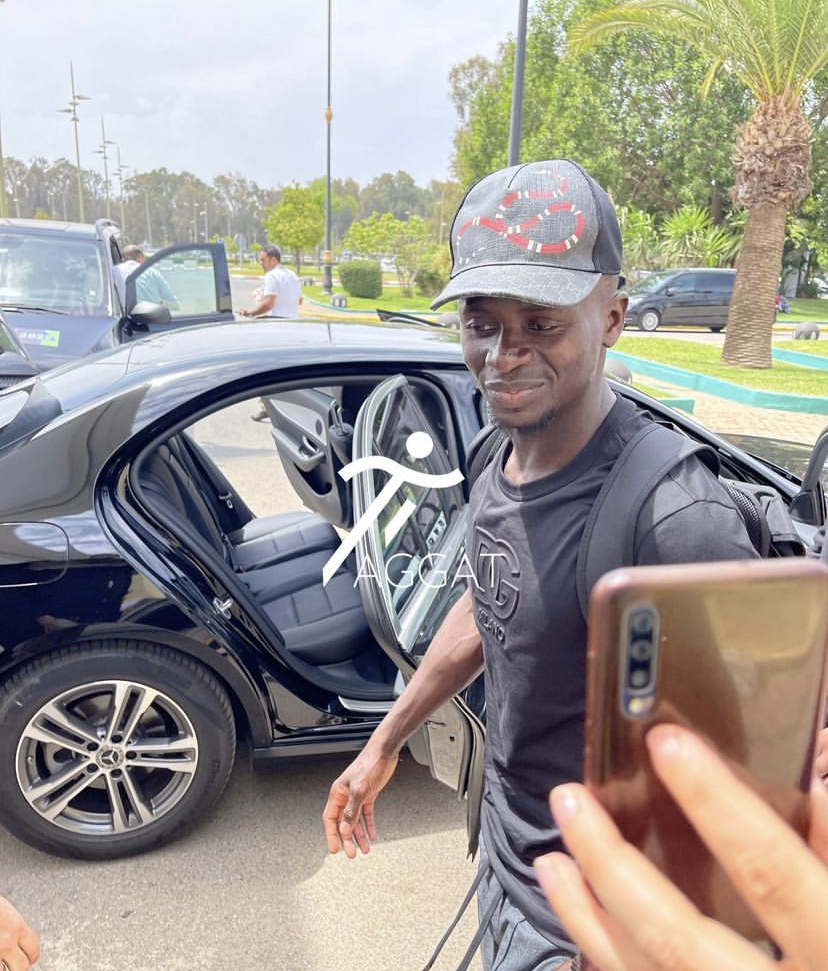 Sadio Mané est arrivé à Rabat