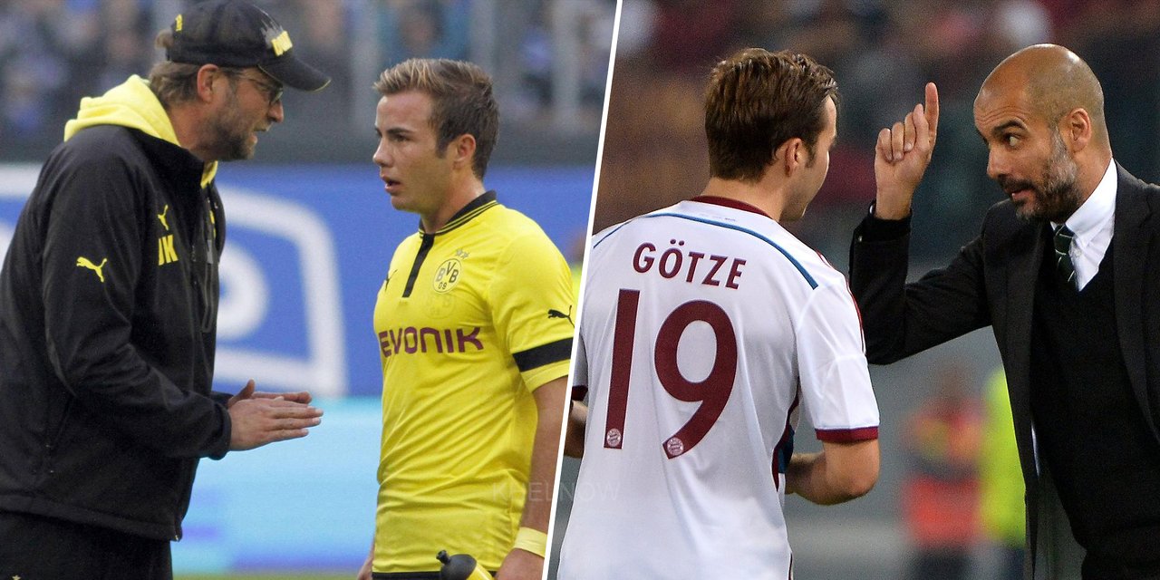 Mario Gotze a tranché entre Klopp et Guardiola