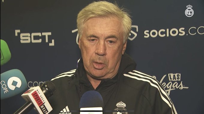 Ancelotti : C’est bien que le Real Madrid ne soit pas favori