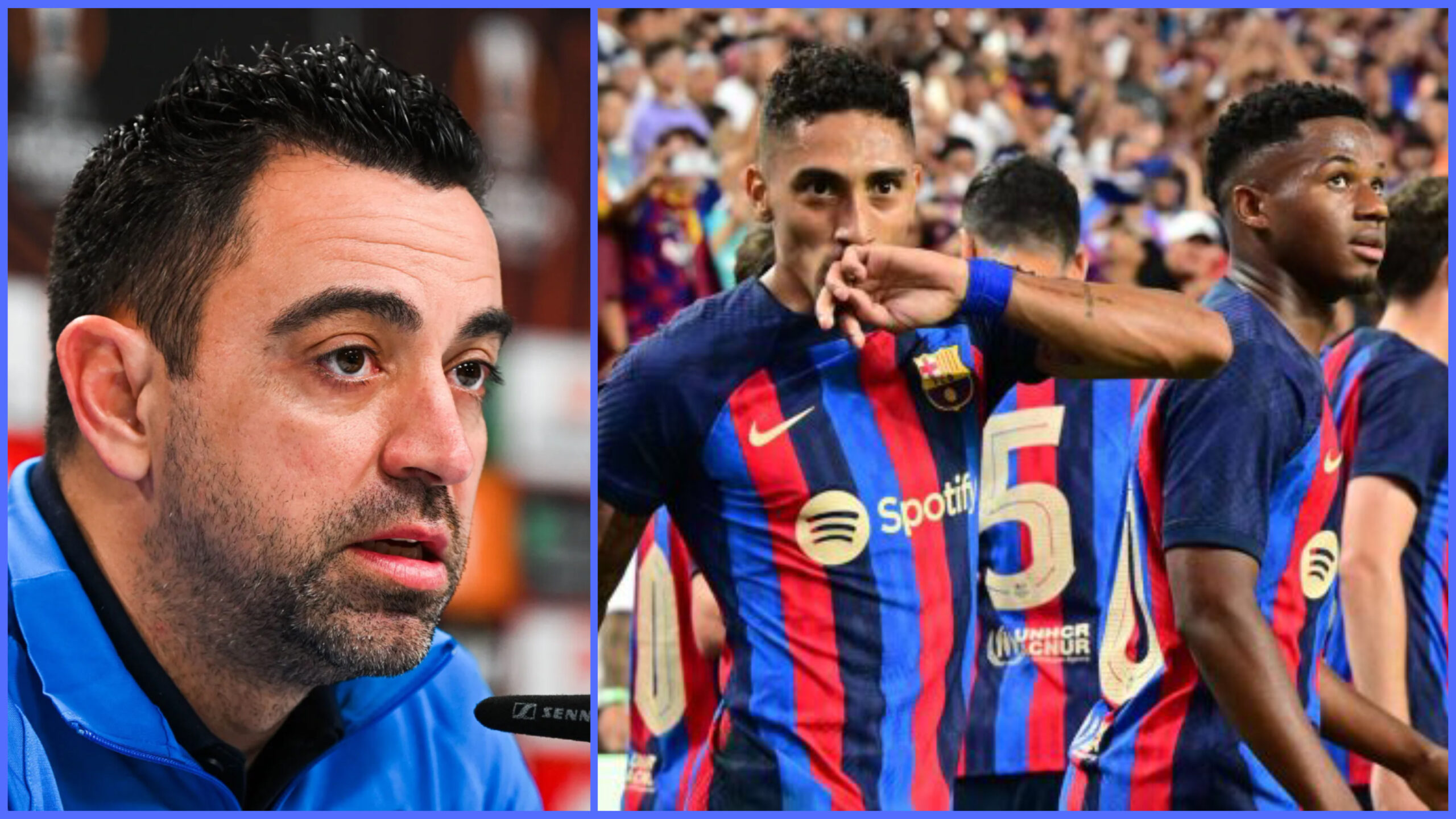 Real-Barça : Xavi se mouille pour Raphinha et Lewandowski après le Clasico à Las Vegas