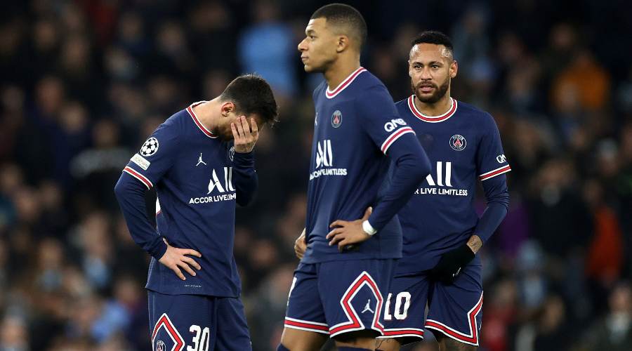 Messi Mbappé et Neymar