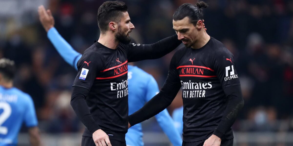 Olivier Giroud et Zlatan Ibrahimovic a l AC Milan decembre 2021 1376162
