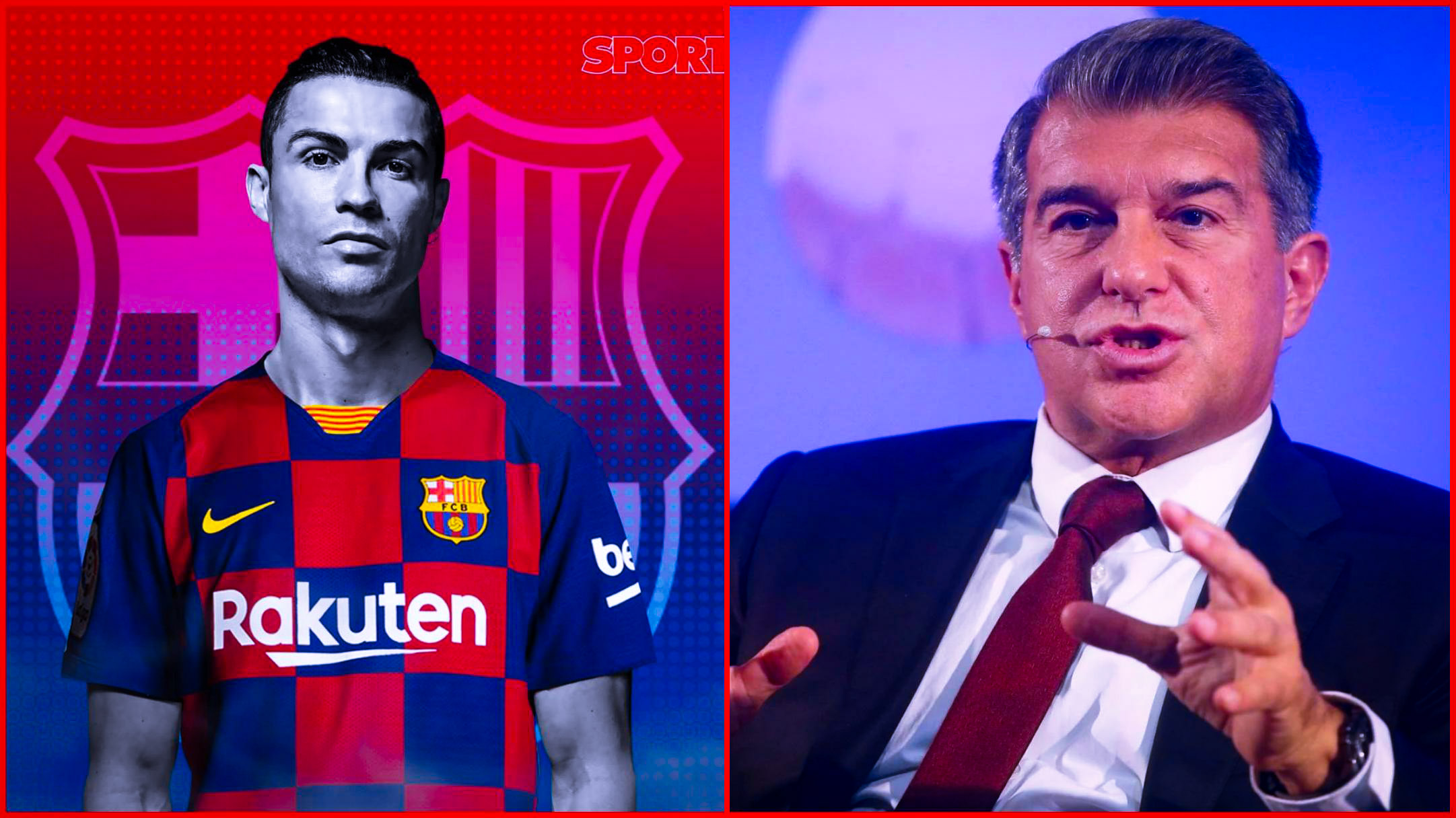 «Ce que j’ai à dire sur Cristiano Ronaldo», Laporta vide son sac sur la rumeur