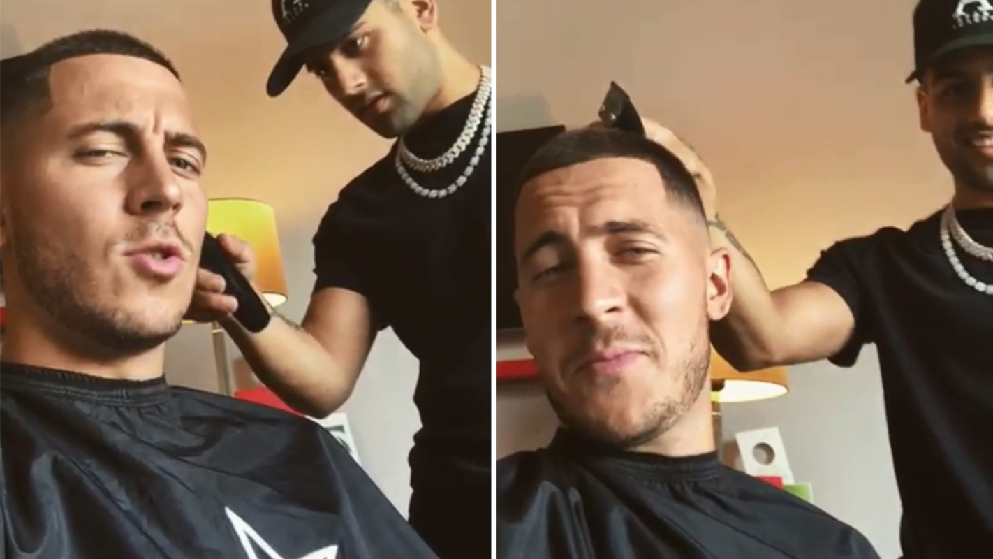 Eden Hazard « menace » son coiffeur:  « Ne refais jamais ça »