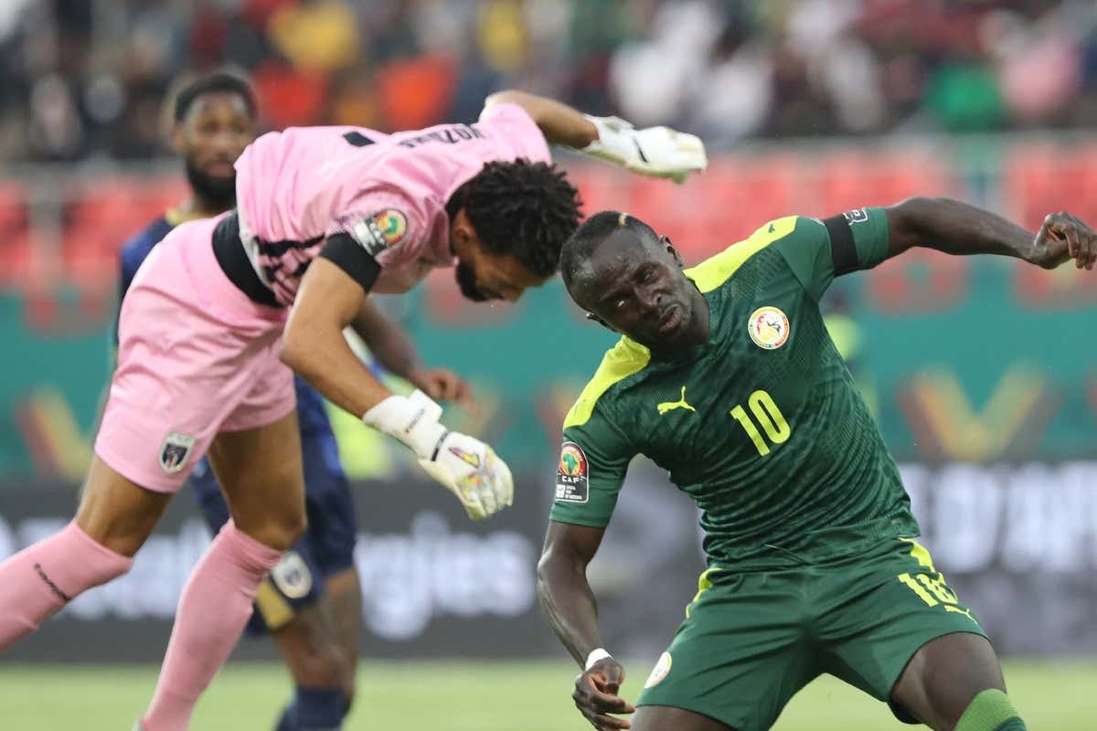 Sadio Mane challenged Vozinha Senegal vs Cape Verde