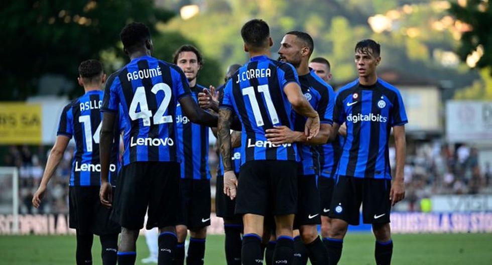 Amical: Inter Milan – Lyon les compos officielles avec  Lautaro, Lukaku, Lacazette titulaires