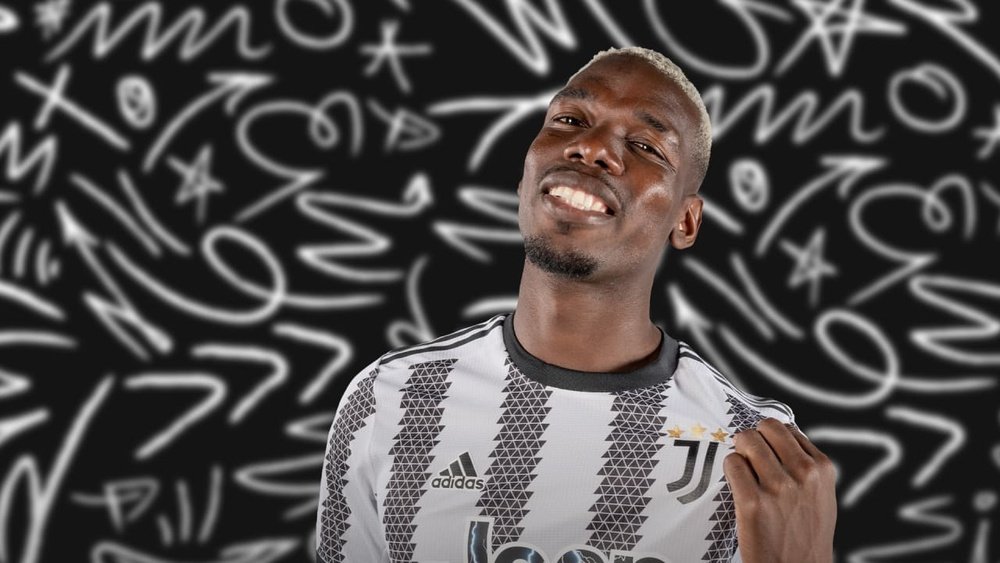 imagen con la que la juventus de turin ha anunciado el fichaje de paul pogba el 11 de julio de 2022 juventus