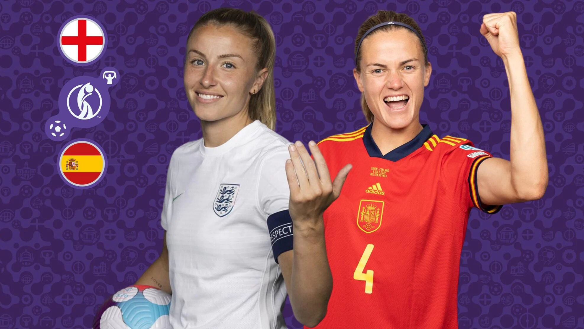 Quart de finale Euro (F) : Les compos officielles du choc Angleterre – Espagne