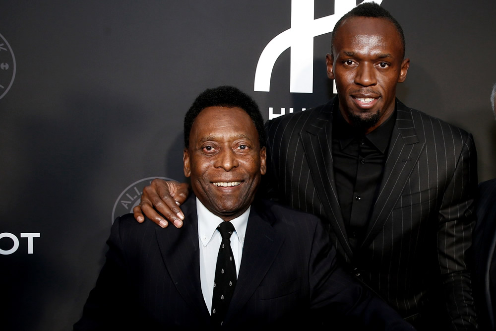 pele admira leyenda usain bolt