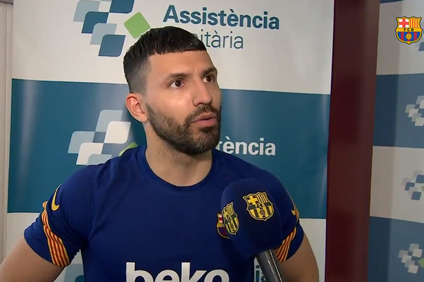 0 aguero barca interview