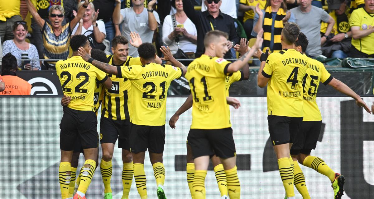 1200 L dortmund leverkusen le borussia a eu chaud mais dmarre par une victoire 1