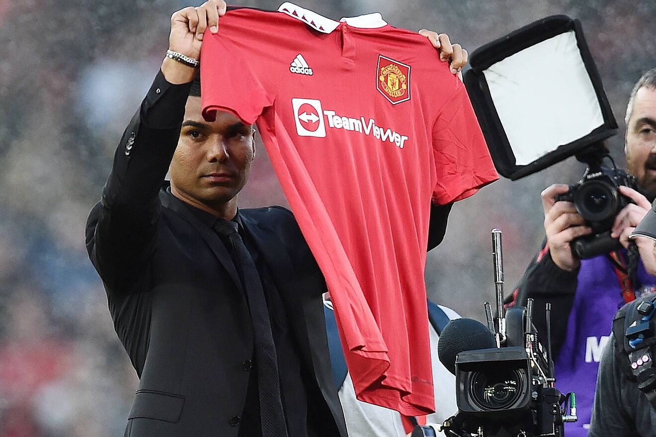 La première réaction de Casemiro en tant que Red Devils