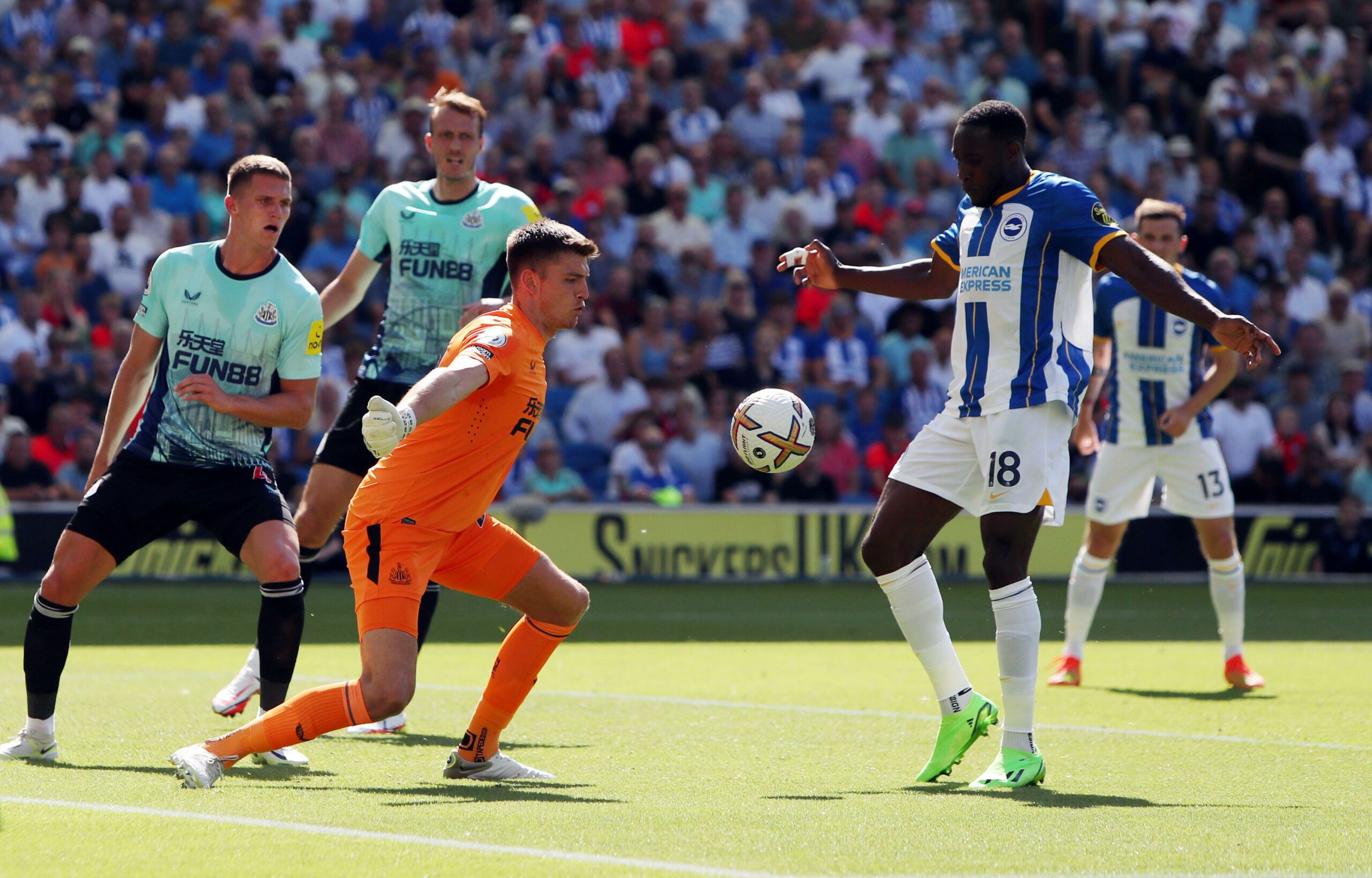 Premier League : Brighton et Newcastle se séparent dos à dos