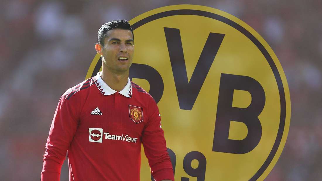 29535979 cristiano ronaldo im trikot von manchester united dahinter das bvb logo 2l4Yh6yR5ufe