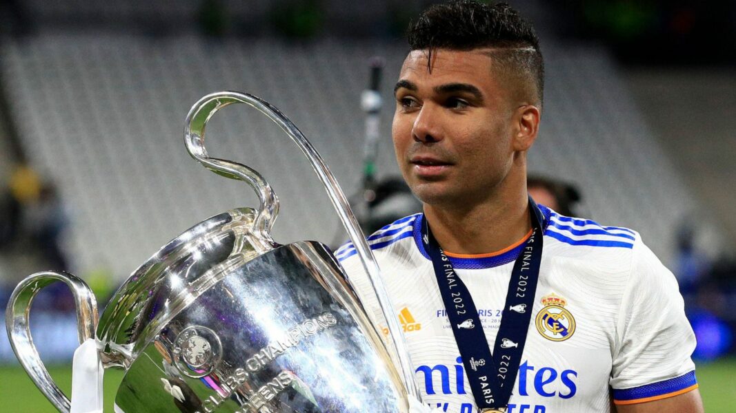 12- Casemiro : 4 Ligues des Champions