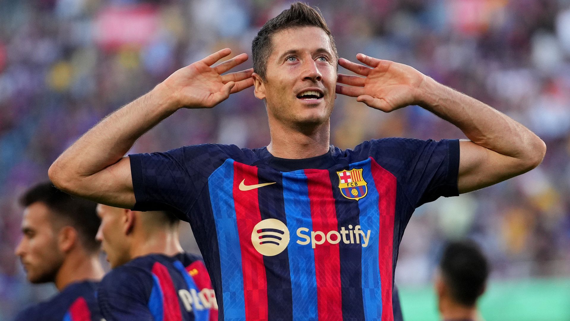 Barça: La photo de Lewandowski recréant le logo de la Bundesliga devient virale
