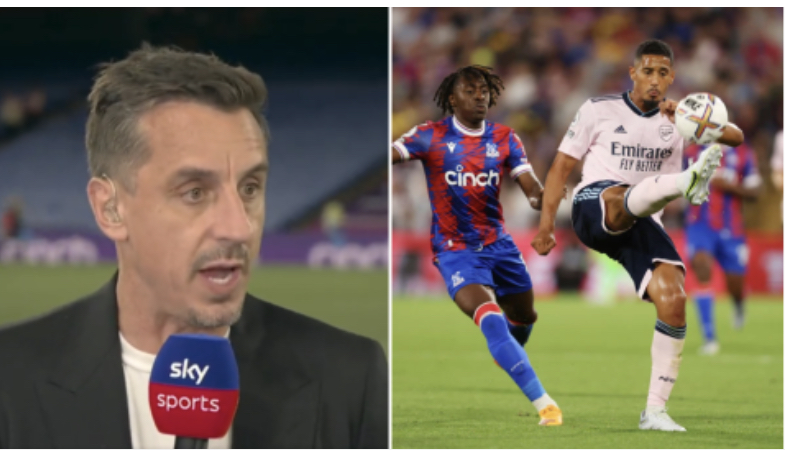 Gary Neville compare Saliba à la légende de Man Utd
