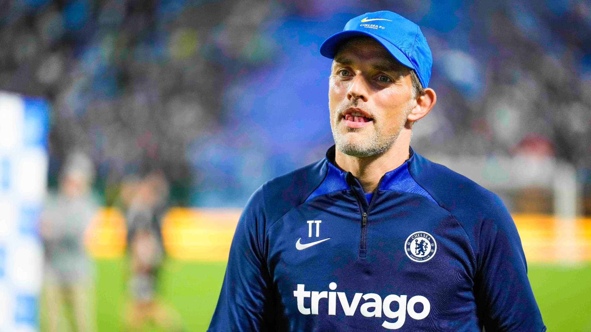 Jul 20 2022 Charlotte North Carolina USA Chelsea head coach Thomas Tuchel walks back to the locker room after losing in penalty kicks to Charlotte FC at Bank of America Stadium 1460578