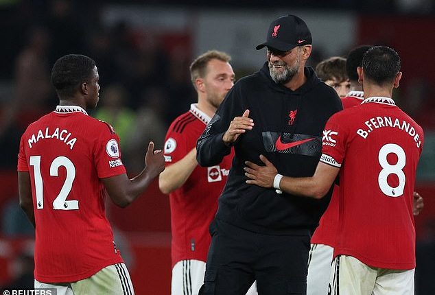 Jurgen Klopp reveals his post match complaint to Bruno Fernandes after 634x430 1