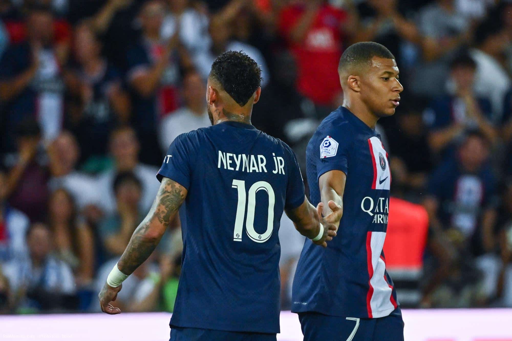 Neymar Kylian Mbappe PSG 1 1