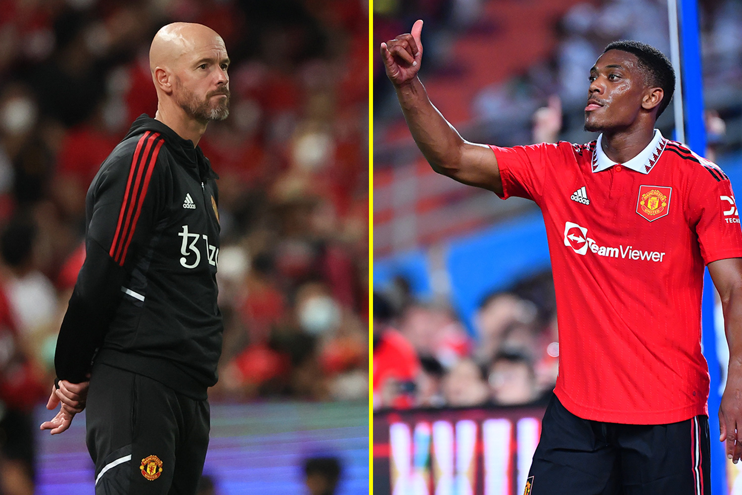 Man Utd: Erik Ten Hag révèle la durée d’indisponibilité de Martial