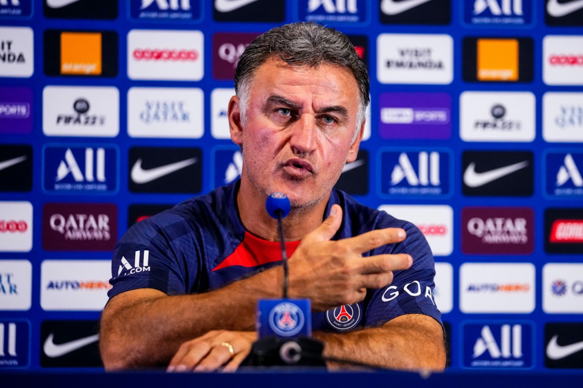 En conférence de presse, Christophe Galtier annonce une mauvaise nouvelle