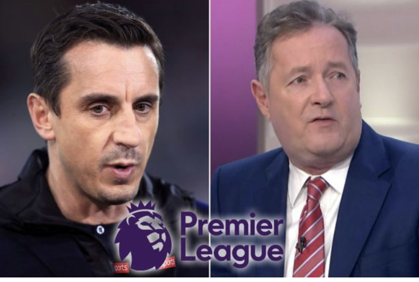 Piers Morgan et Gary Neville donnent un coup de pied contre la suspension des matchs de l’EPL