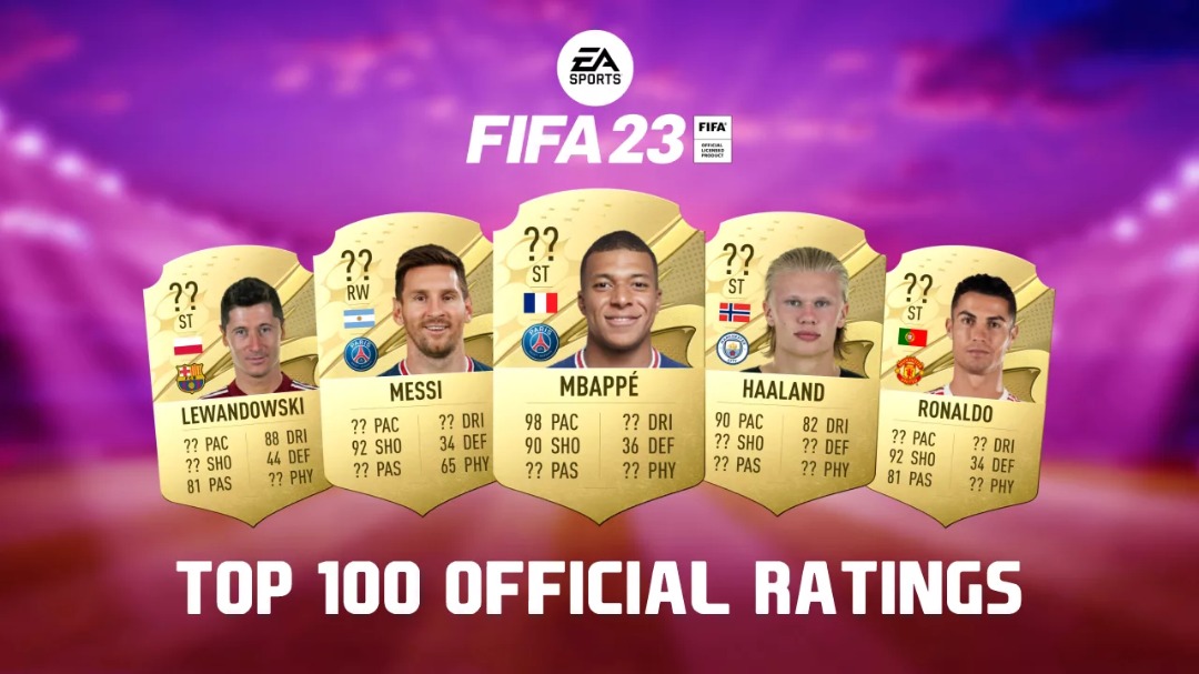 Mbappé 3e, De Bruyne 5e, Mané 18e, les 100 meilleurs joueurs sur FIFA 23