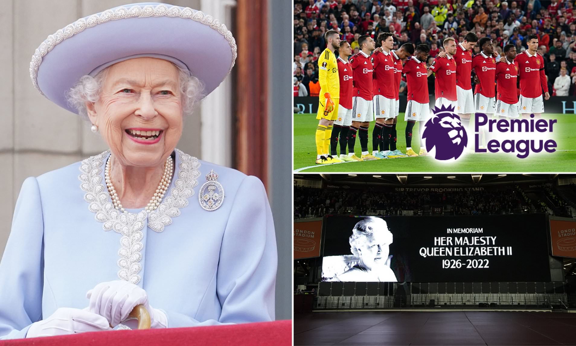 En hommage à la Reine Elisabeth II, la Premier fait une demande spéciale aux pour les matchs du week-end