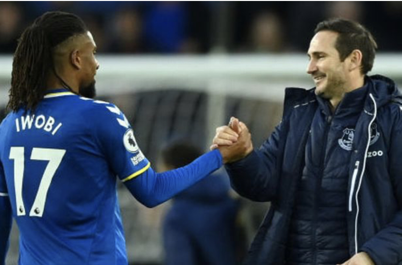 Lampard : Pourquoi j’ai changé la position d’Iwobi à Everton