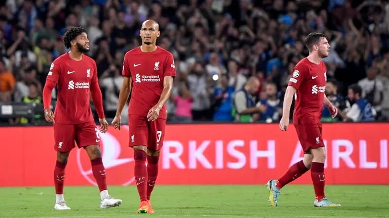 Ligue des champions : Liverpool humilié d’entrée sur la pelouse de Naples