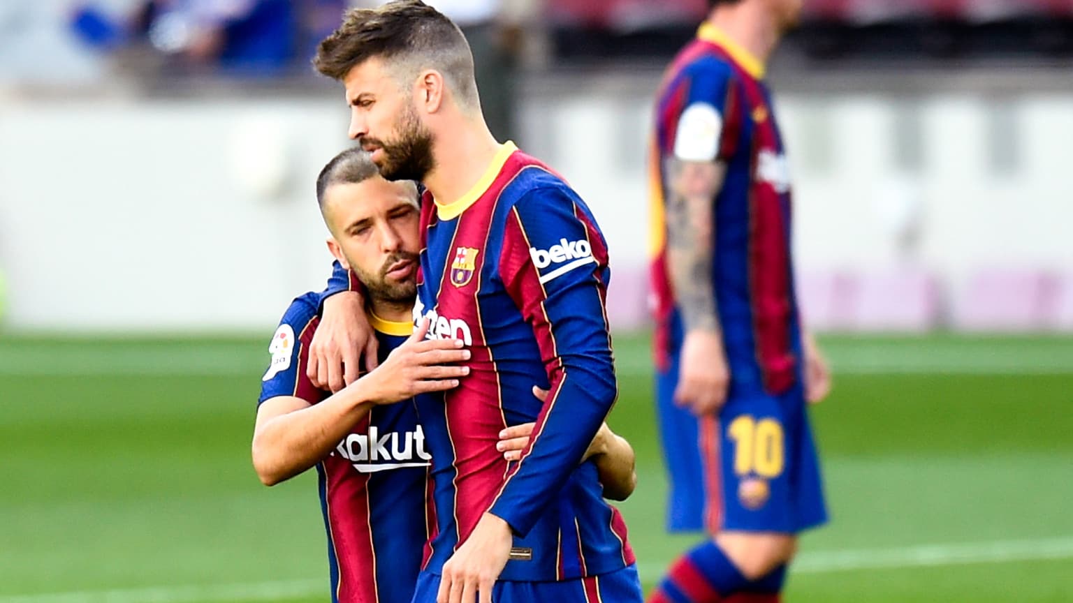 Jordi Alba et Gerard Pique 1005448