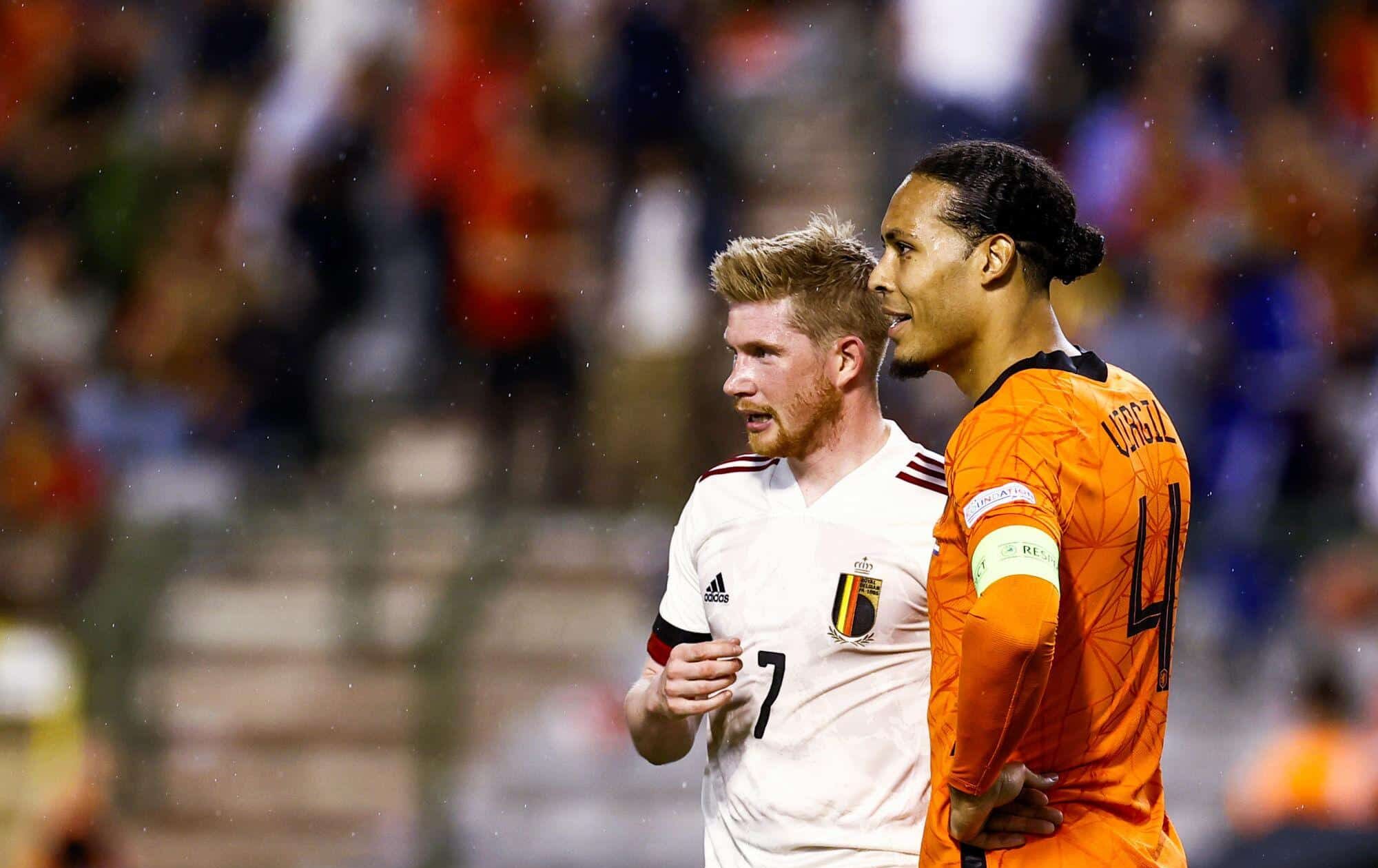 Kevin De Bruyne Virgil Van Dijk Belgique Pays Bas e1664127385454