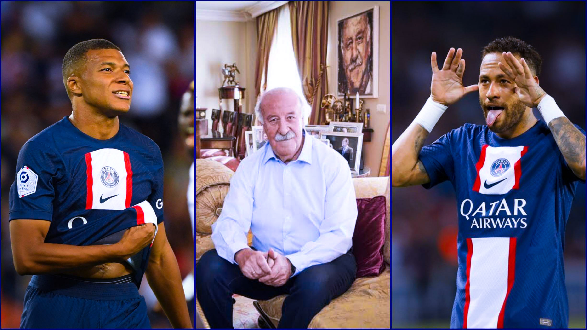 Vicente del Bosque choisit entre Mbappé et Neymar : «Il est bon mais je n’aime pas son attitude»