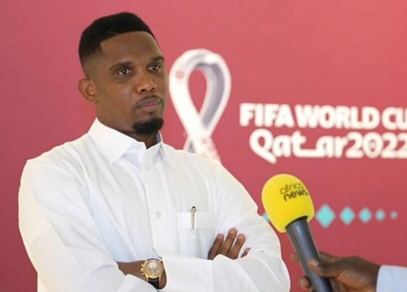Samuel Eto’o sur un Africain: « A son poste, il fait seul ce que 2 attaquants font »