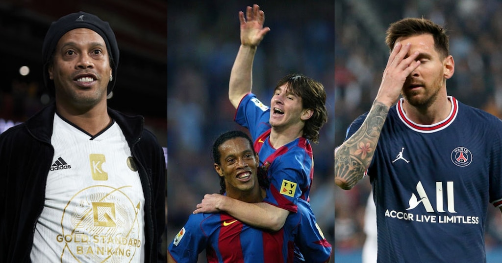 Ronaldinho répond aux affirmations selon lesquelles Messi est le plus grand footballeur de tous les temps.