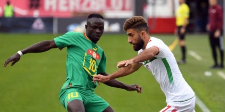 match amical nul et vierge 0 0 a la pause entre le senegal et liran