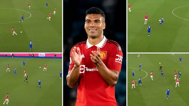 Une compilation de Casemiro contre Leicester montre à quel point il est un bon joueur