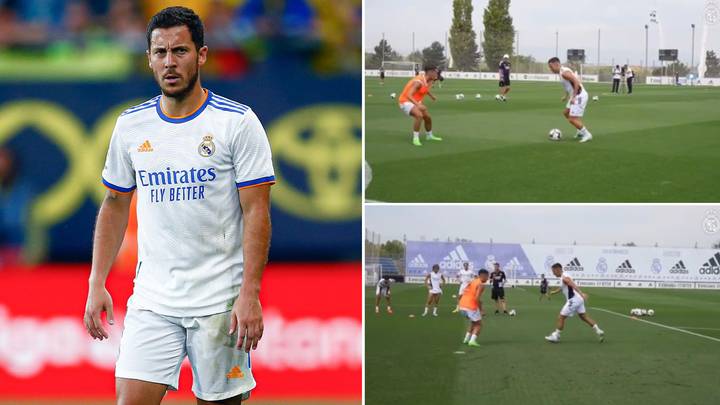 Les fans pensent qu’Eden Hazard est fini après la diffusion d’une vidéo d’entraînement du Real Madrid.