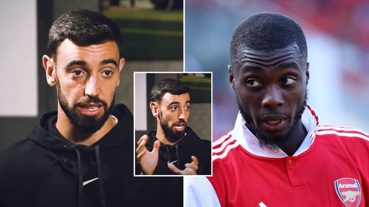 Bruno Fernandes s’assoit pour une rare interview et s’en prend à Nicolas Pepe