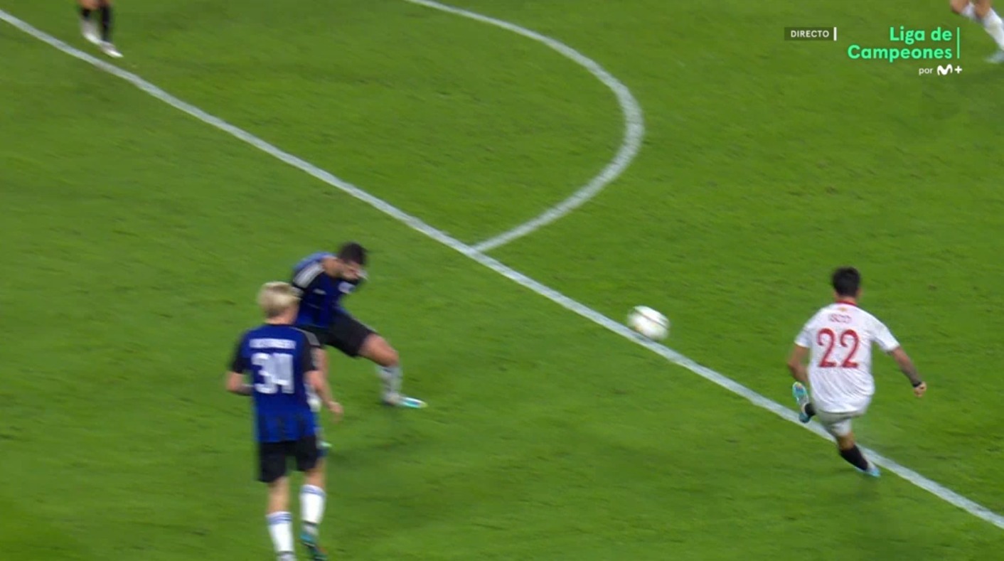 Isco fait le break sur une frappe sublime, Séville crucifie Copenhague (vidéo)