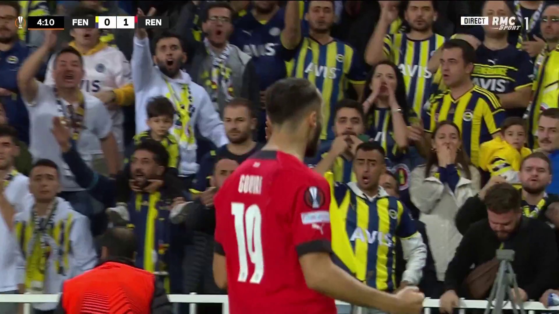 Combinaison parfaite des Rennais, Gouiri ouvre le score contre Fenerbahçe (VIDÉO)