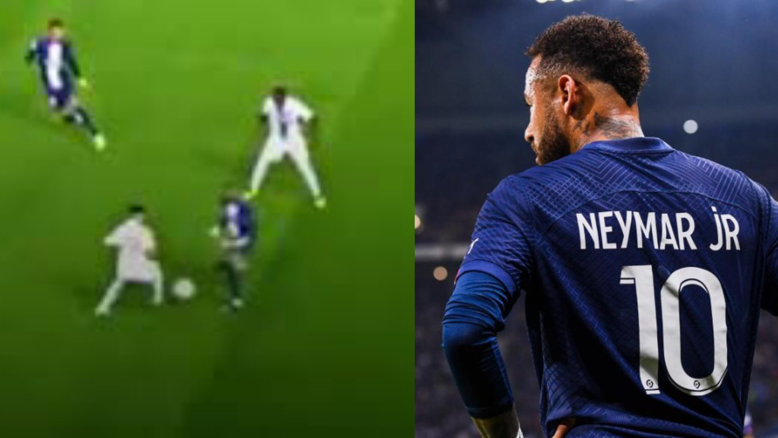 Neymar mange un petit pont de Youcef Atal, sa réaction derrière surprend les fans (vidéo)